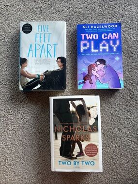 Romance Book Bundle Nicholas Sparks Ali Hazelwood Five Feet Apart 3 Books HC PB